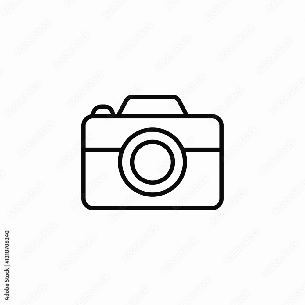 compact camera icon sign vector compact camera icon sign vector