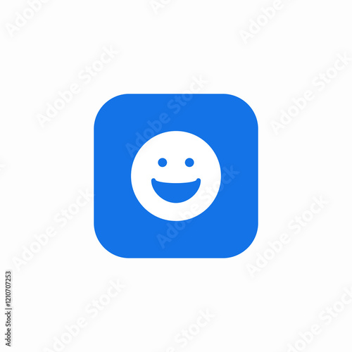 happy mood icon sign vector