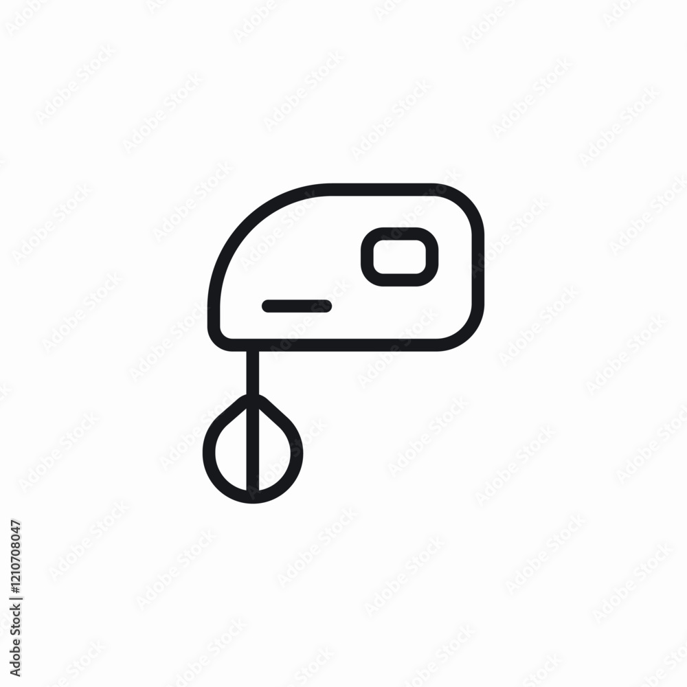 mixer device icon sign vector mixer device icon sign vector