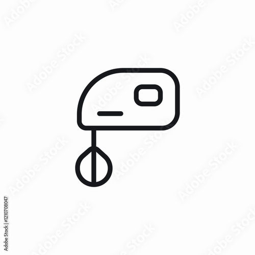 mixer device icon sign vector