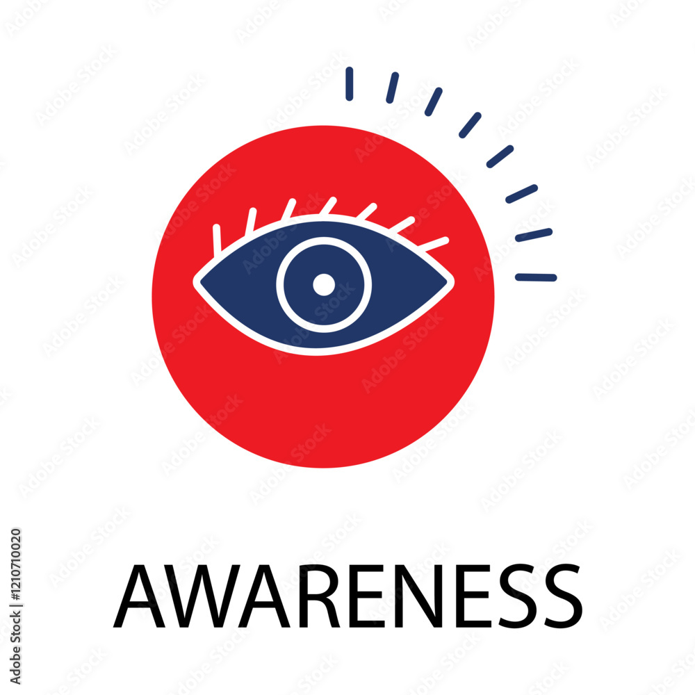 awareness icons isolated on White Background awareness icons isolated on White Background