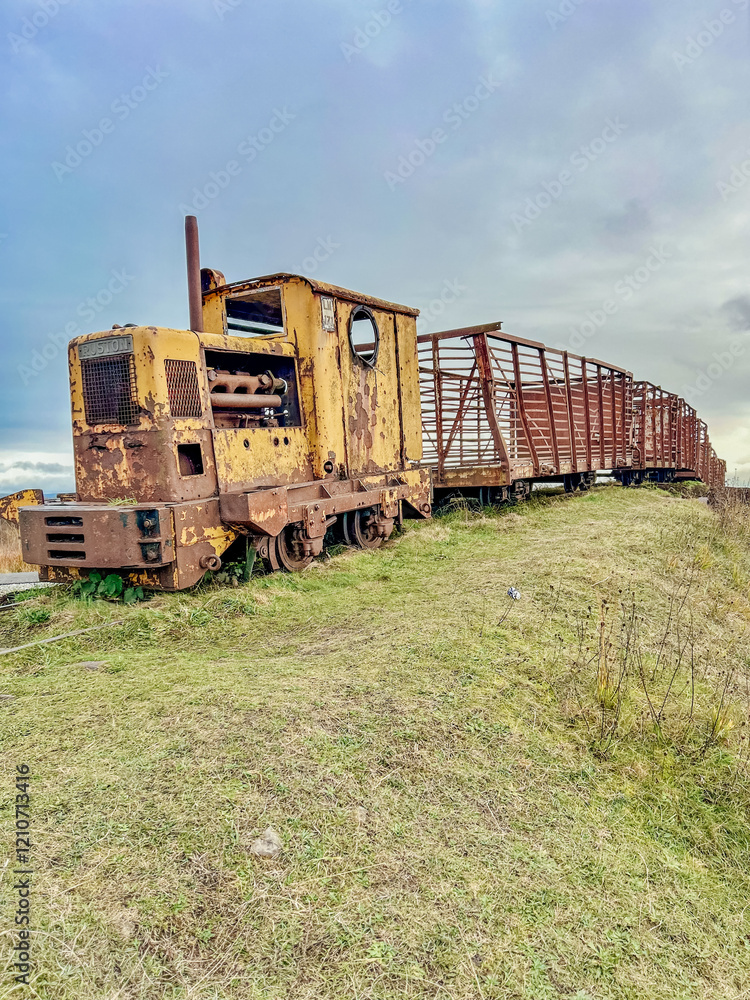 old rusty truck