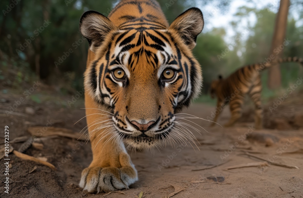 Fototapeta premium Portrait photograph of a tiger