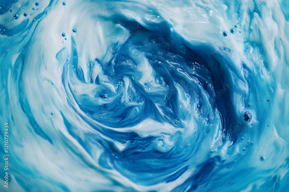 swirling blue water droplets in motion capturing a vibrant and fluid effect swirling blue water droplets in motion capturing a vibrant and fluid effect