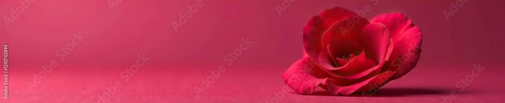 A single rose petal clings to a glossy lipstick, lipstick, delicate A single rose petal clings to a glossy lipstick, lipstick, delicate