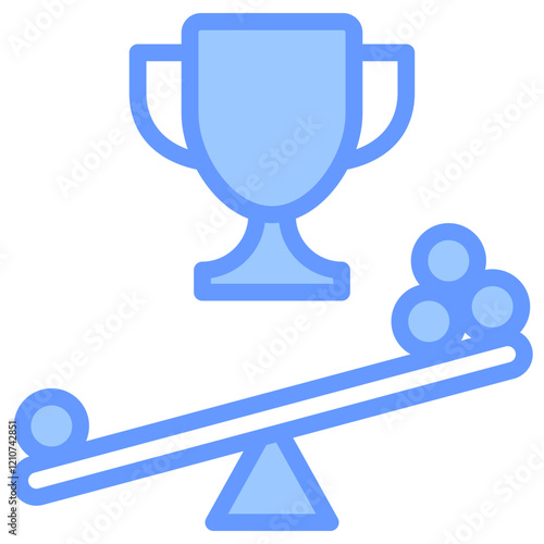 Unfair Competition Blue Icon