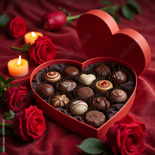 heart shaped chocolates