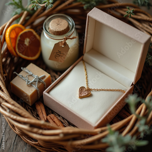box with jewelry
