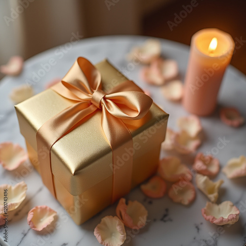 gift box with ribbon