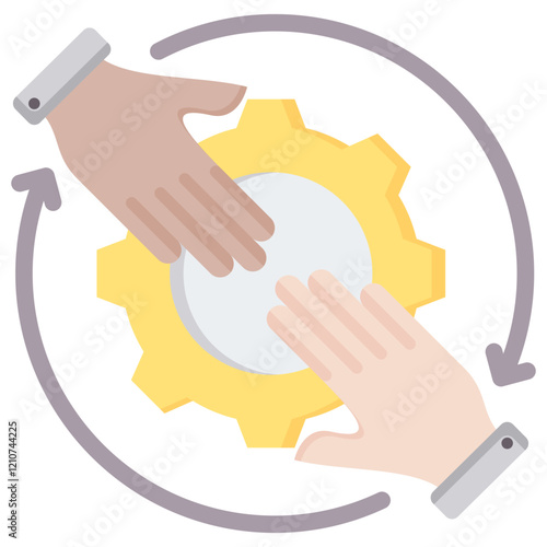 Anticompetitive Behaviour Flat Icon