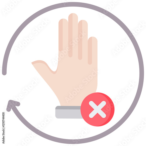 Exclusionary Conduct Flat Icon