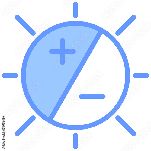 Contrast Blue Icon