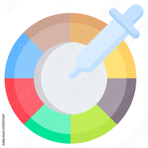 Color Palette Flat Icon