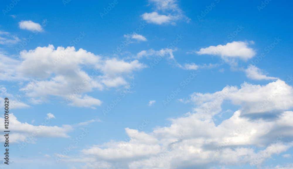 White clouds in blue sky White clouds in blue sky