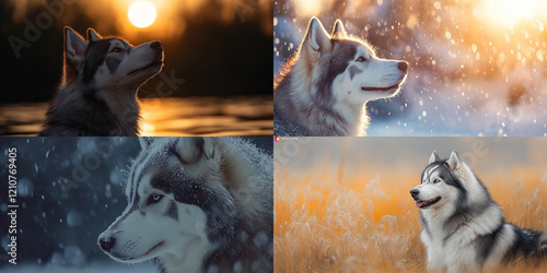 wolf in winter