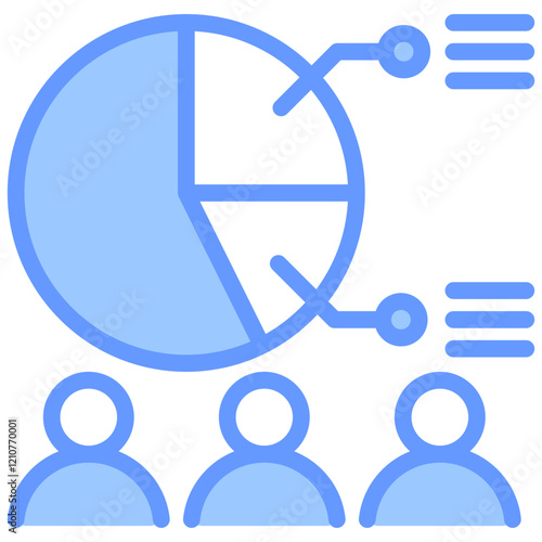 Demographics Blue Icon