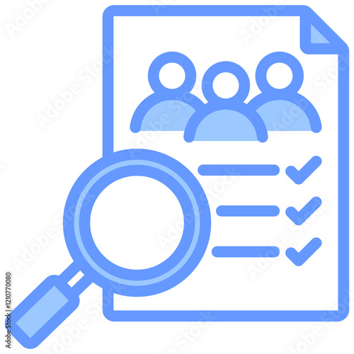 Census Blue Icon