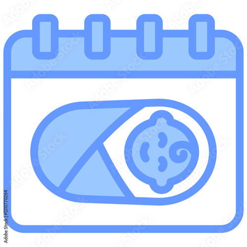 Family Planning Blue Icon