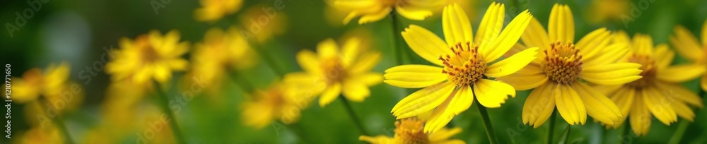 Bright yellow tansy flowers in a garden bouquet, garden, flowers Bright yellow tansy flowers in a garden bouquet, garden, flowers