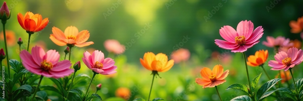 Fragrant flowers blooming in a lush green garden, garden, fragrance Fragrant flowers blooming in a lush green garden, garden, fragrance