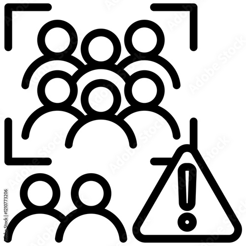 Overpopulation Outline Icon