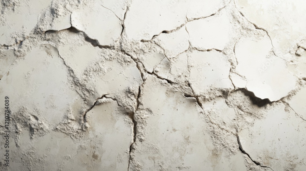 Obraz premium Cracked Concrete Wall Texture: A Timeless Architectural Design