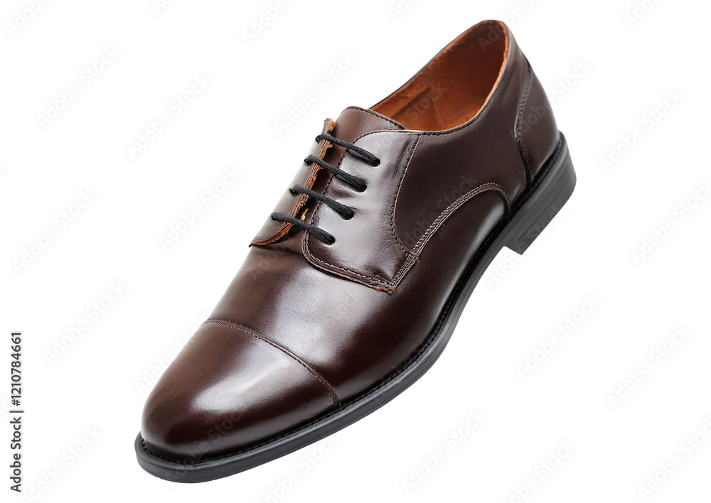 brown leather shoes isolated on transparent background brown leather shoes isolated on transparent background