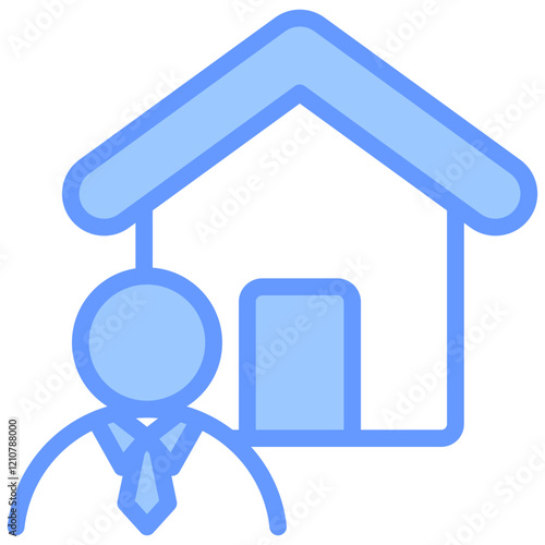 Landlord Blue Icon