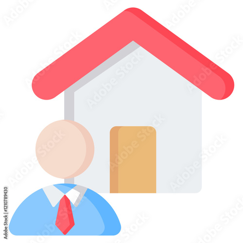 Landlord Flat Icon