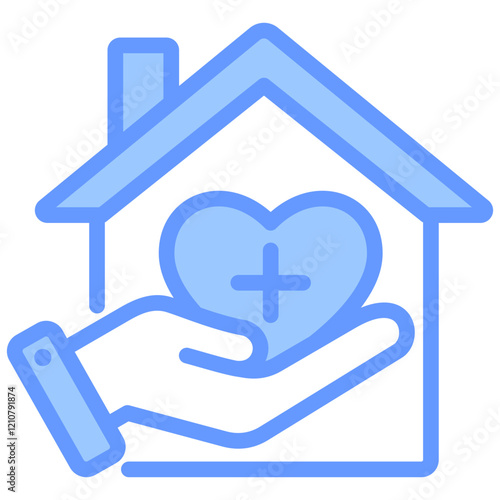 Homecare Blue Icon