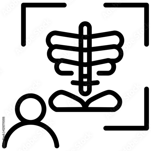 Medical Imaging Outline Icon