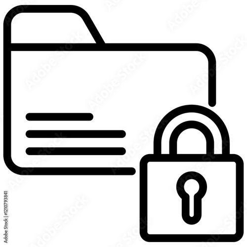 Encryption Outline Icon