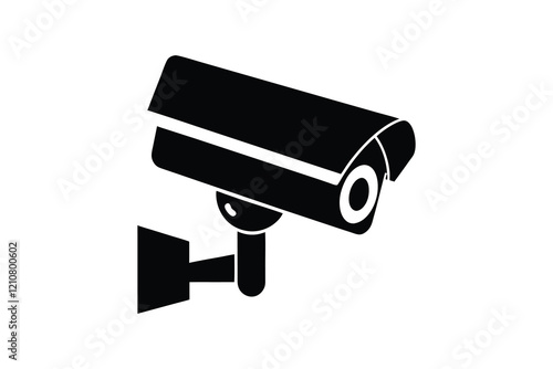 CCTV camera icon with Transparent Background Clipart Illustration and Monitoring 