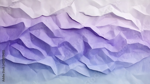 Wallpaper Mural Soft lilac folded paper, pastel tones, smooth gradients, delicate and calming atmosphere Torontodigital.ca