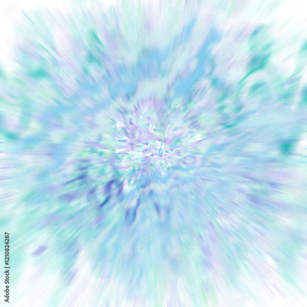 Obraz premium An abstract transparent iridescent color blur design element.