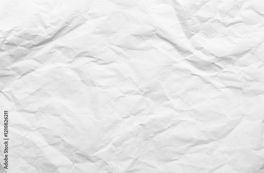 Obraz premium Top view of wrinkled paper