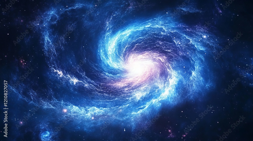 Surreal cosmic landscape with swirling blue nebula and stars, glowing celestial scene, fantasy space art, high resolution Surreal cosmic landscape with swirling blue nebula and stars, glowing celestial scene, fantasy space art, high resolution