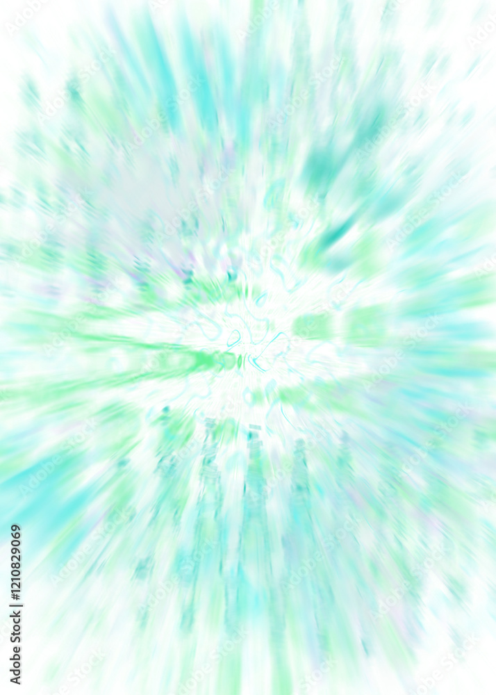 Obraz premium An abstract transparent iridescent color blur design element.