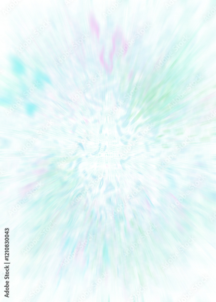 Fototapeta premium An abstract transparent iridescent color blur design element.