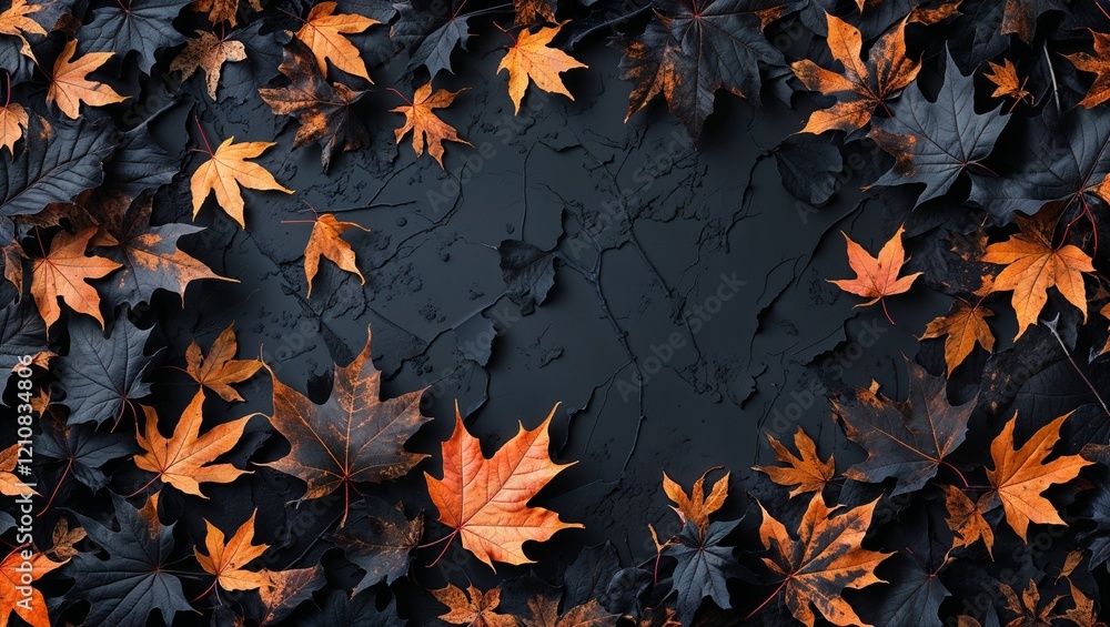 A Richly Colored Autumn Background with a Vibrant Display of Fall Foliage, Evoking Warmth and the Beauty of Seasonal Change A Richly Colored Autumn Background with a Vibrant Display of Fall Foliage, Evoking Warmth and the Beauty of Seasonal Change