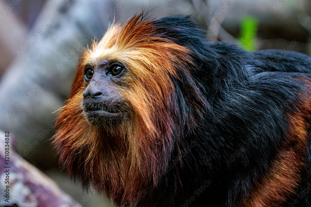Goldkopflöwenäffchen (Leontopithecus chrysomelas) Goldkopflöwenäffchen (Leontopithecus chrysomelas)