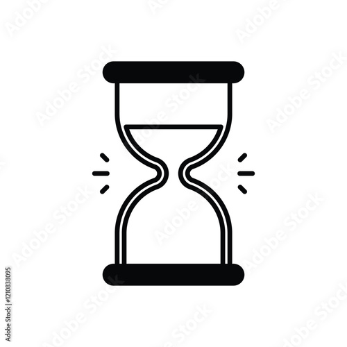 Hourglass vector icon
