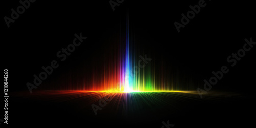 Abstract equalizer wave graphic