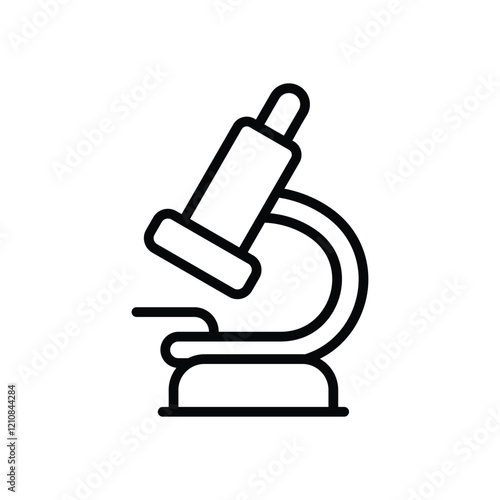 Microscope icon education vector