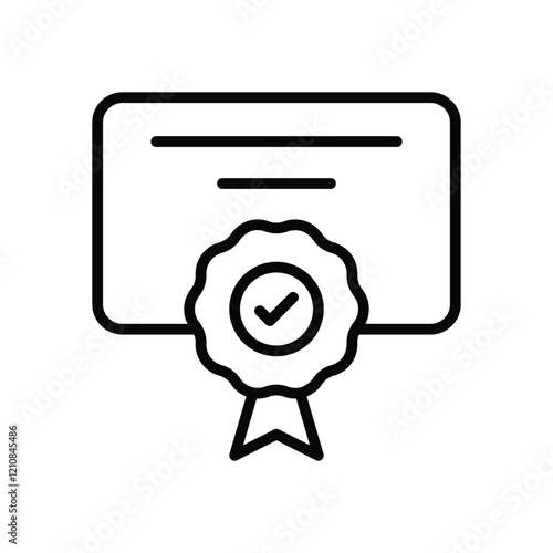 Bachelor icon education vector