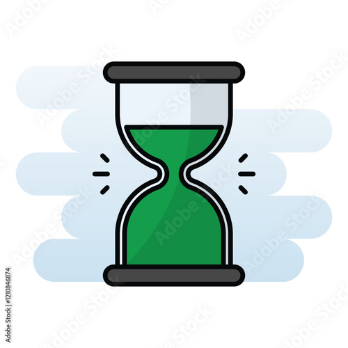 Hourglass vector icon