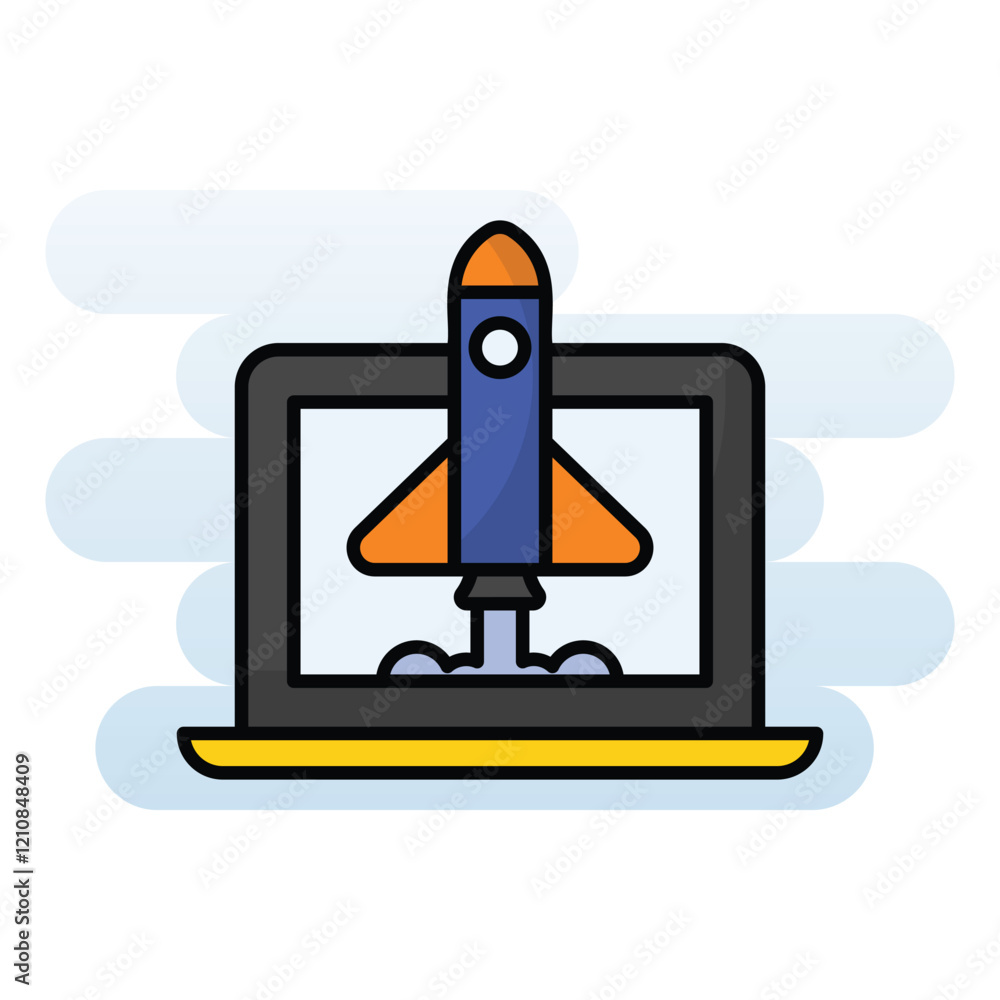 Startup vector icon Startup vector icon