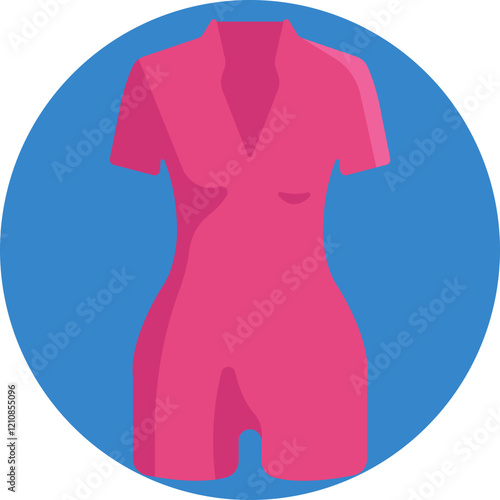 A sporty and fashionable swimwear option for women, ideal for pools, beaches, and competitions.