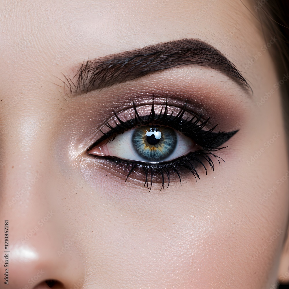 Obraz premium close up of eye gothic style 
