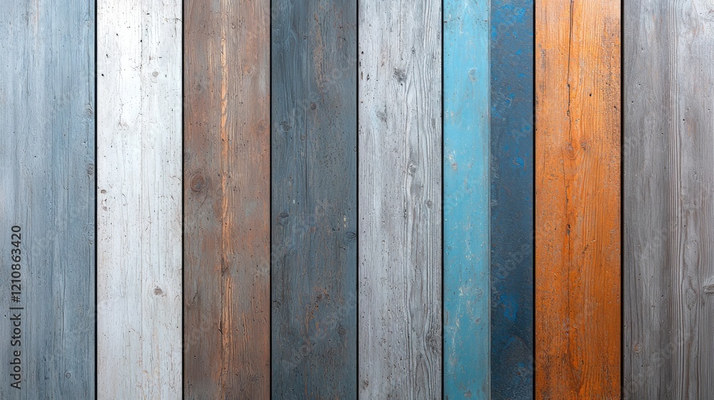 Colorful vertical wood planks background texture Colorful vertical wood planks background texture
